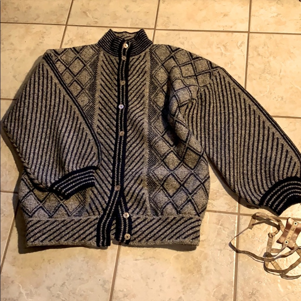Jason Younger Shetland wool cardigan